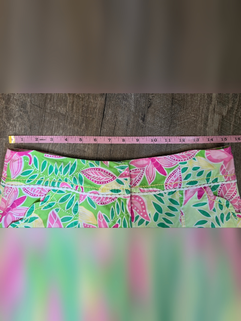 Vintage Lilly Pulitzer Summer Fling Butterfly Skort Womens 6 Pink Green Cotton - Picture 9 of 12